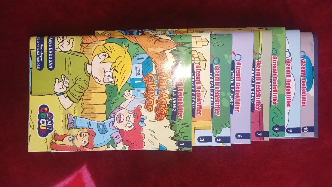 Çocuklar için Renkli Dedektif kitapları - Görsel 2