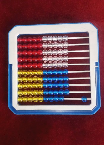 Renkli Ahşap Abaküs Sayı Sayma Oyuncağı - Görsel 2