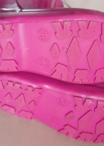 Kız Çocuk Pembe Lastik Çizme - Görsel 2