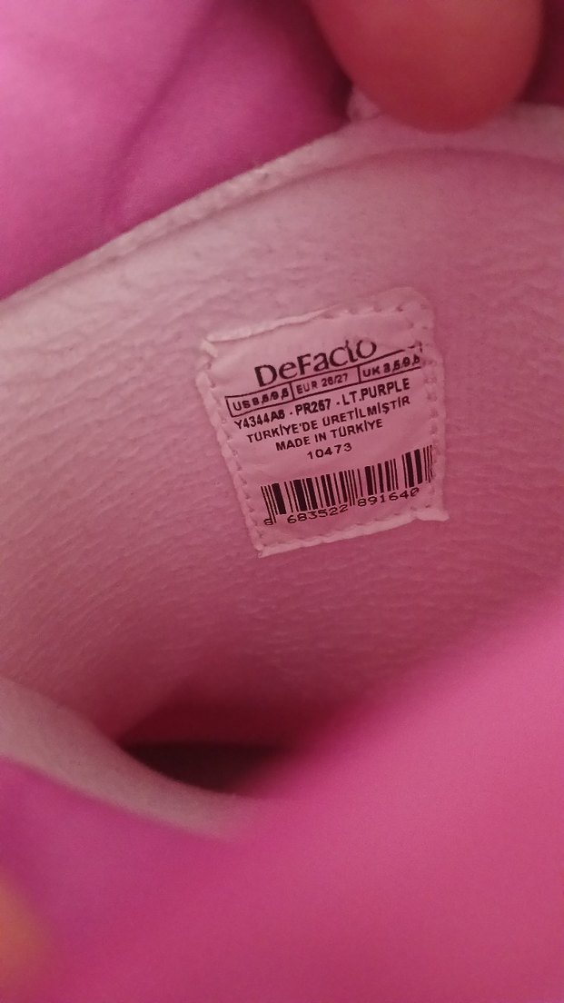 Kız Çocuk Pembe Lastik Çizme - Görsel 4