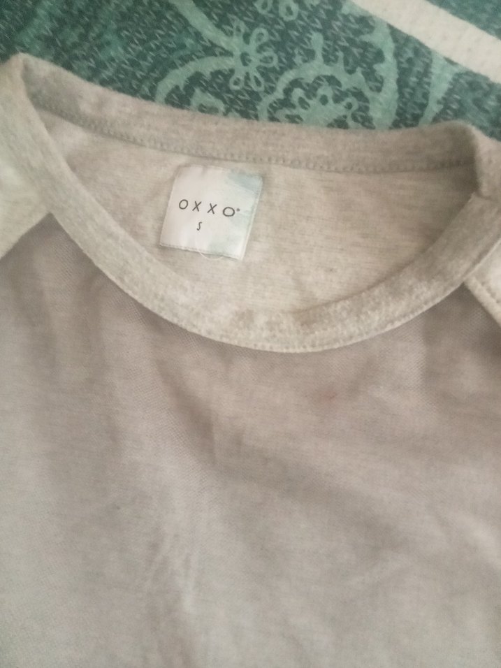 Gri Kadın Sweatshirt, Bisiklet Yaka, Uzun Kollu - Görsel 2