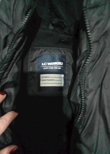 Siyah Kapüşonlu erkek çocuk Kışlık Mont - Görsel 2