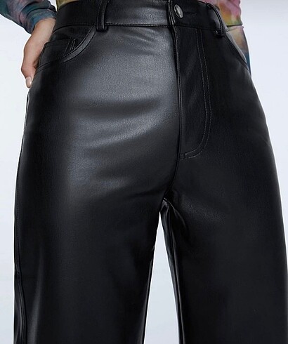 stradivarius deri pantolon