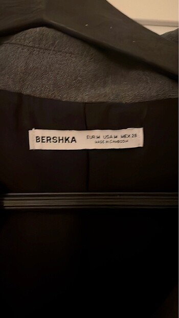 Bershka BERSHKA CEKET MİNİ TULUM ELBİSE