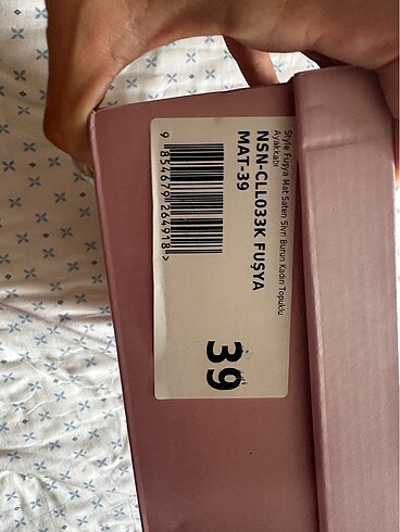 39 Beden pembe Renk Topuklu ayakkabı
