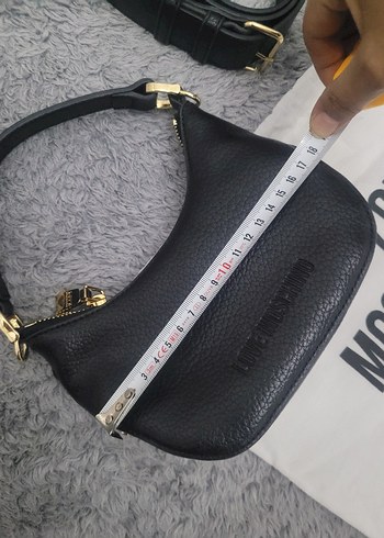 Love Moschino Siyah Deri Kadın Çanta - Görsel 6