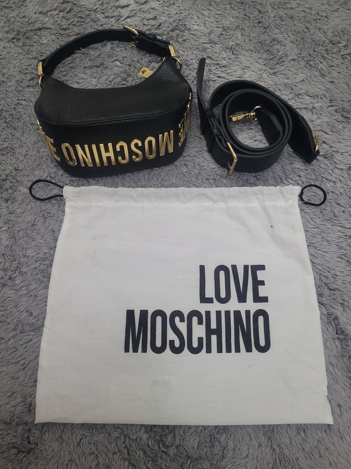 Love Moschino Siyah Deri Kadın Çanta - Görsel 2