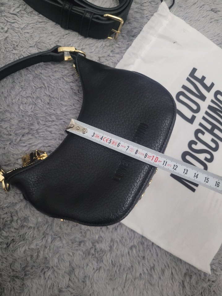 Love Moschino Siyah Deri Kadın Çanta - Görsel 5