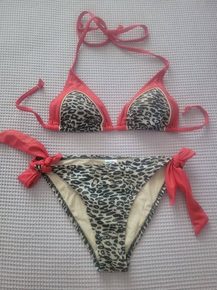 LEOPAR DESENLİ BİKİNİ TAKIMI - Görsel 2