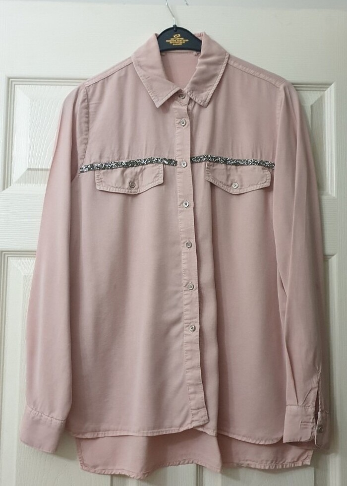 XS GENİŞ KALIP ŞIK GÖMLEK - Görsel 2