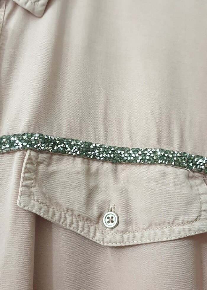 XS GENİŞ KALIP ŞIK GÖMLEK - Görsel 5