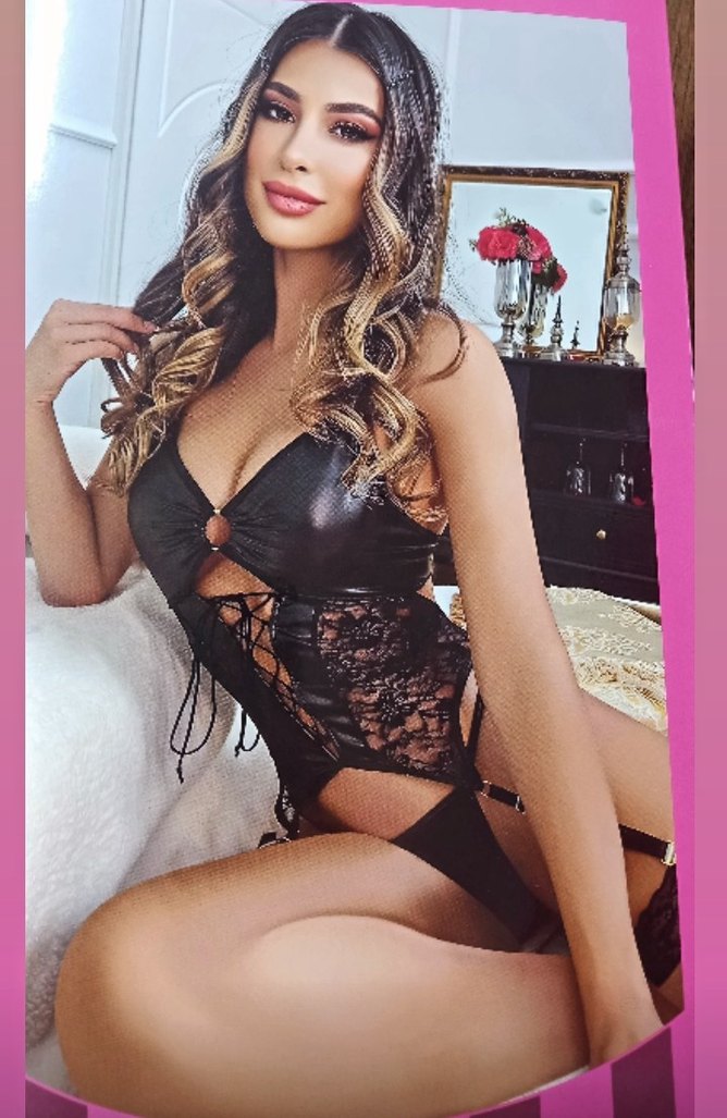 Pop Kültür Kadın deri fantazi kostüm - Görsel 2