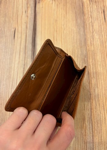 Kahverengi Deri Kadın Cüzdanı - Görsel 4
