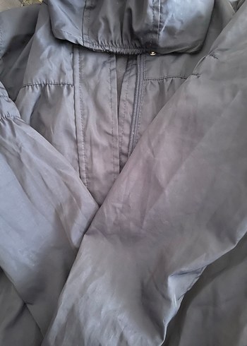 Benetton İnce yağmurluk mont - Görsel 4