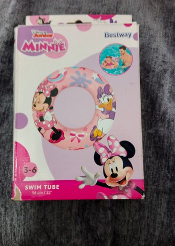 Renkli Minnie Mouse Çocuk Deniz Simidi