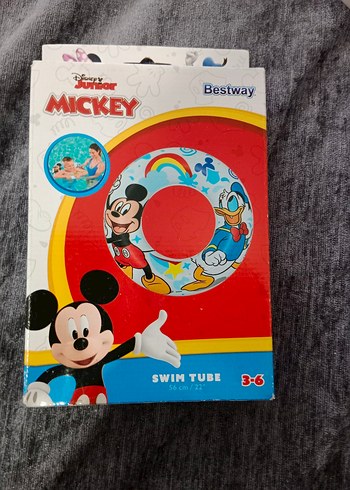 Diğer Mickey Mouse Renkli Çocuk Yüzme Simidi 3-6 Yaş