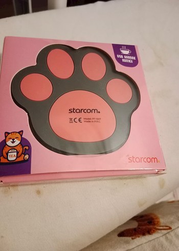 USB Isıtıcılı Pembe Kedi Pençe Bardak Altlığı - Görsel 11