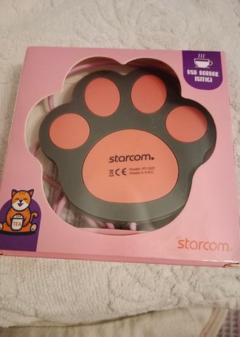 USB Isıtıcılı Pembe Kedi Pençe Bardak Altlığı - Görsel 4