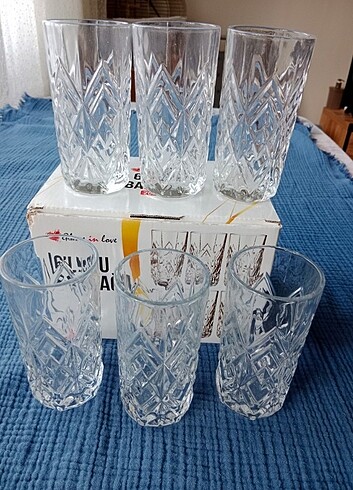 Glass in love 6 lı su bardağı