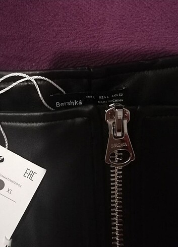 Bershka deri kadın bustiyer