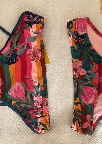 Çiçek Desenli Bohem Bikini Takımı