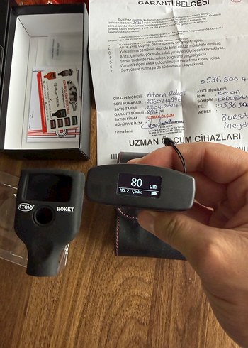 Atom Roket CİFT EKRANLİ Dijital Mikron Ölçer - Görsel 7