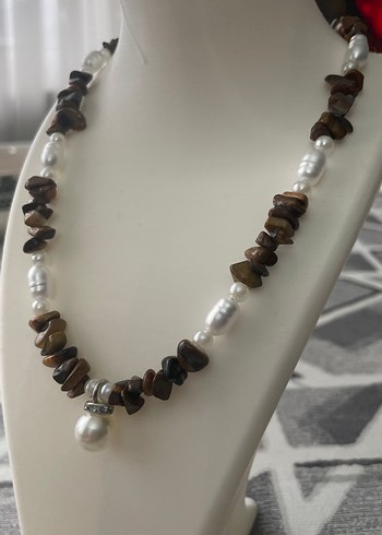 Doğaltaş Kaplangözü kadın Kolye - Görsel 2