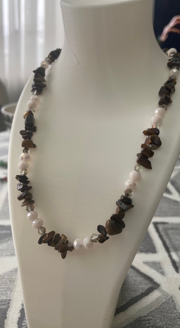 Doğaltaş Kaplangözü kadın Kolye - Görsel 2