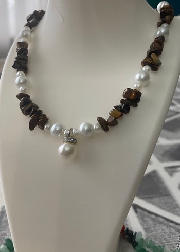 Doğaltaş Kaplangözü kadın kolye - Görsel 2