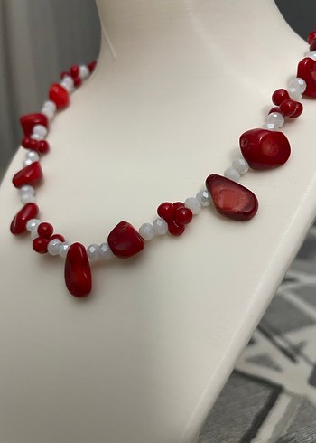 Doğaltaş Mercan Kadın Kolye - Görsel 3