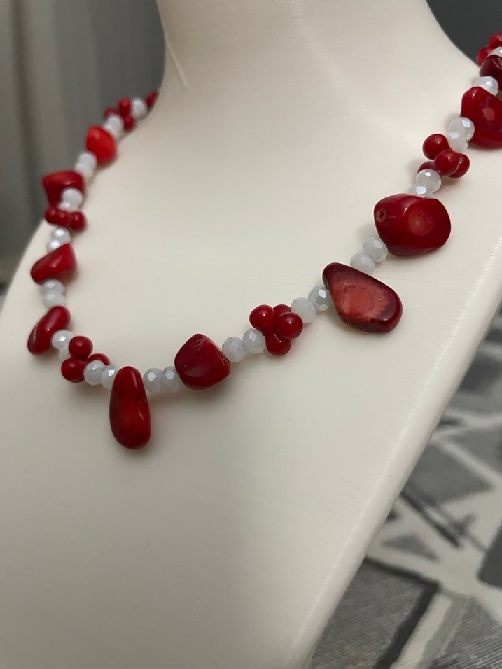 Doğaltaş Mercan Kadın Kolye - Görsel 3