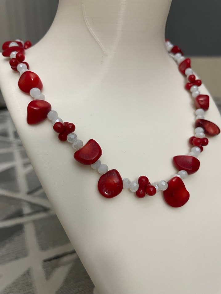 Doğaltaş Mercan Kadın Kolye - Görsel 4