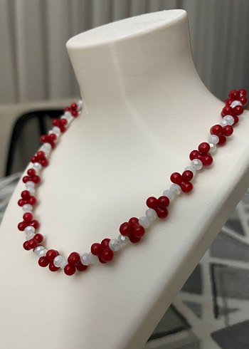 Doğaltaş Mercan Midi Kolye - Görsel 2