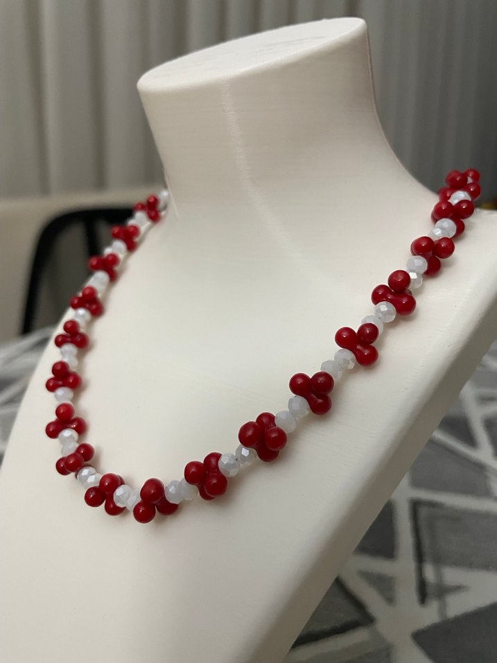 Doğaltaş Mercan Midi Kolye - Görsel 2