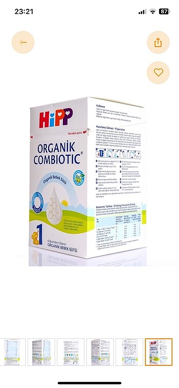 Diğer HİPP Organic Combiotic 1