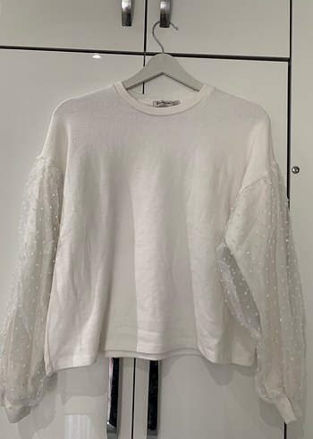 Stradivarius Beyaz Bluz - Görsel 3