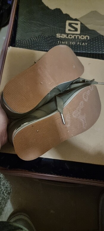 Stradivarius Haki saten spor ayakkabı