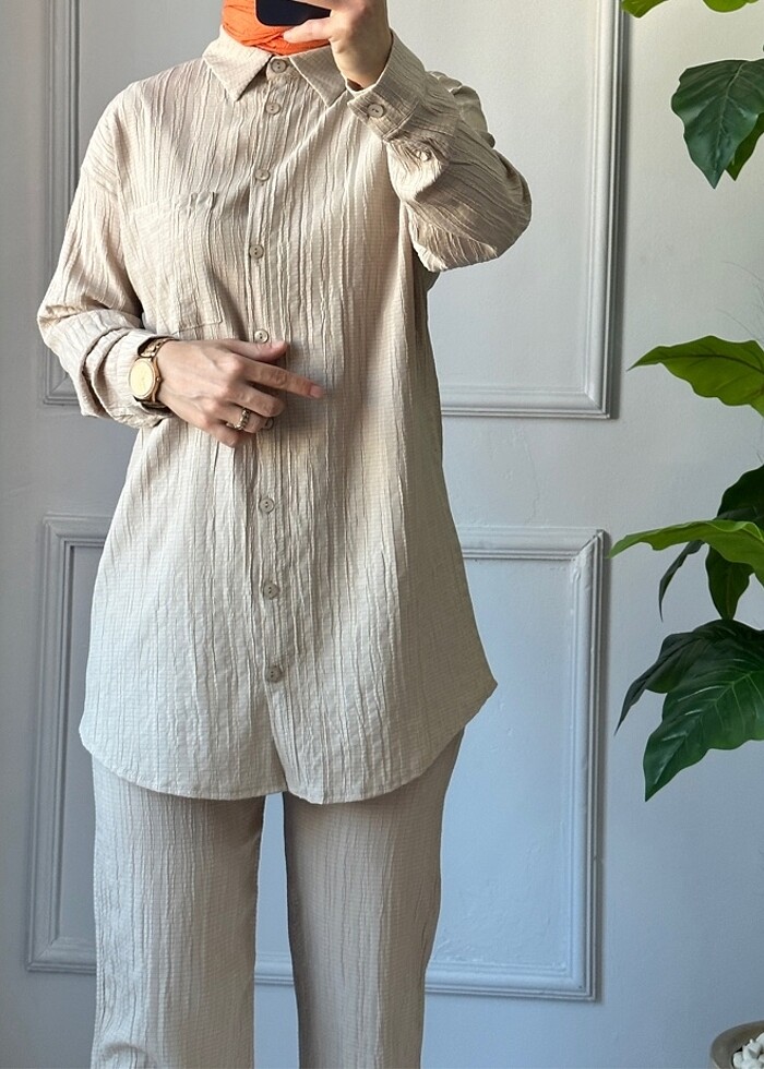 Müslin kumaş takım - Görsel 3