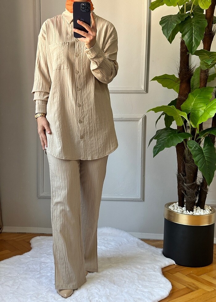 Müslin kumaş takım - Görsel 2