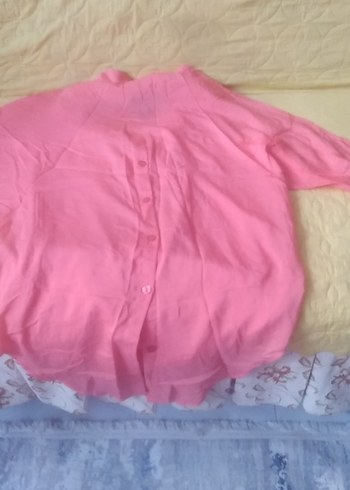 Pembe Salaş Kız Gömlek - Görsel 2