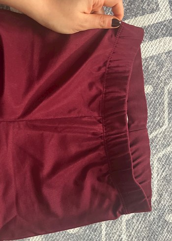 Bordo Kadın Midi Tayt - Görsel 5