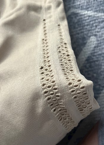 Bej Kadın Spor Tayt - Esnek ve Rahat - Görsel 3