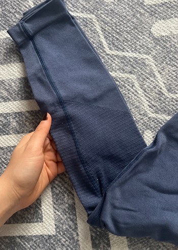 Lacivert Kadın Spor Tayt - Görsel 2