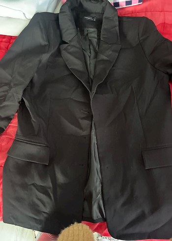 Zara Sik Siyah Uzun Blazer Ceket