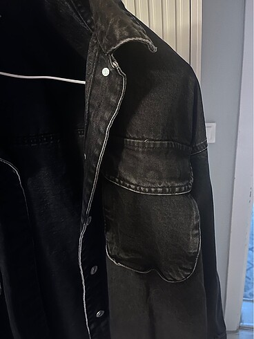 Zara SİYAH KOT CEKET