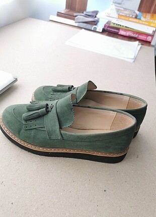 Bambi yeşil espadril