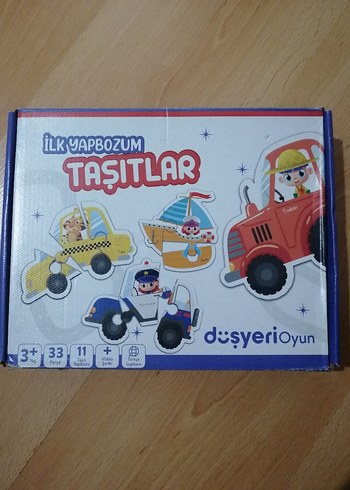  Beden Renk Renkli Çocuk Puzzle Seti