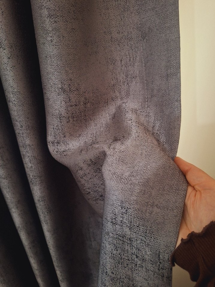 Modern gri fon Perde - Görsel 4