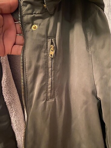 10 Yaş Beden haki Renk H&M Mont