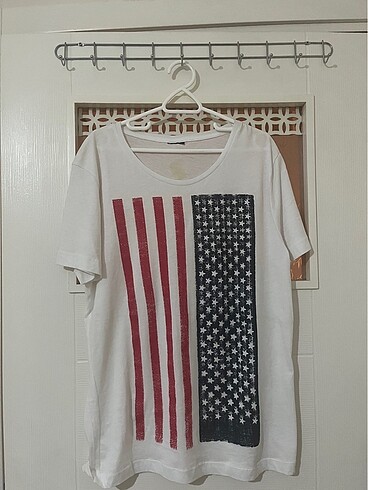 Amerika Bayraklı Tişört